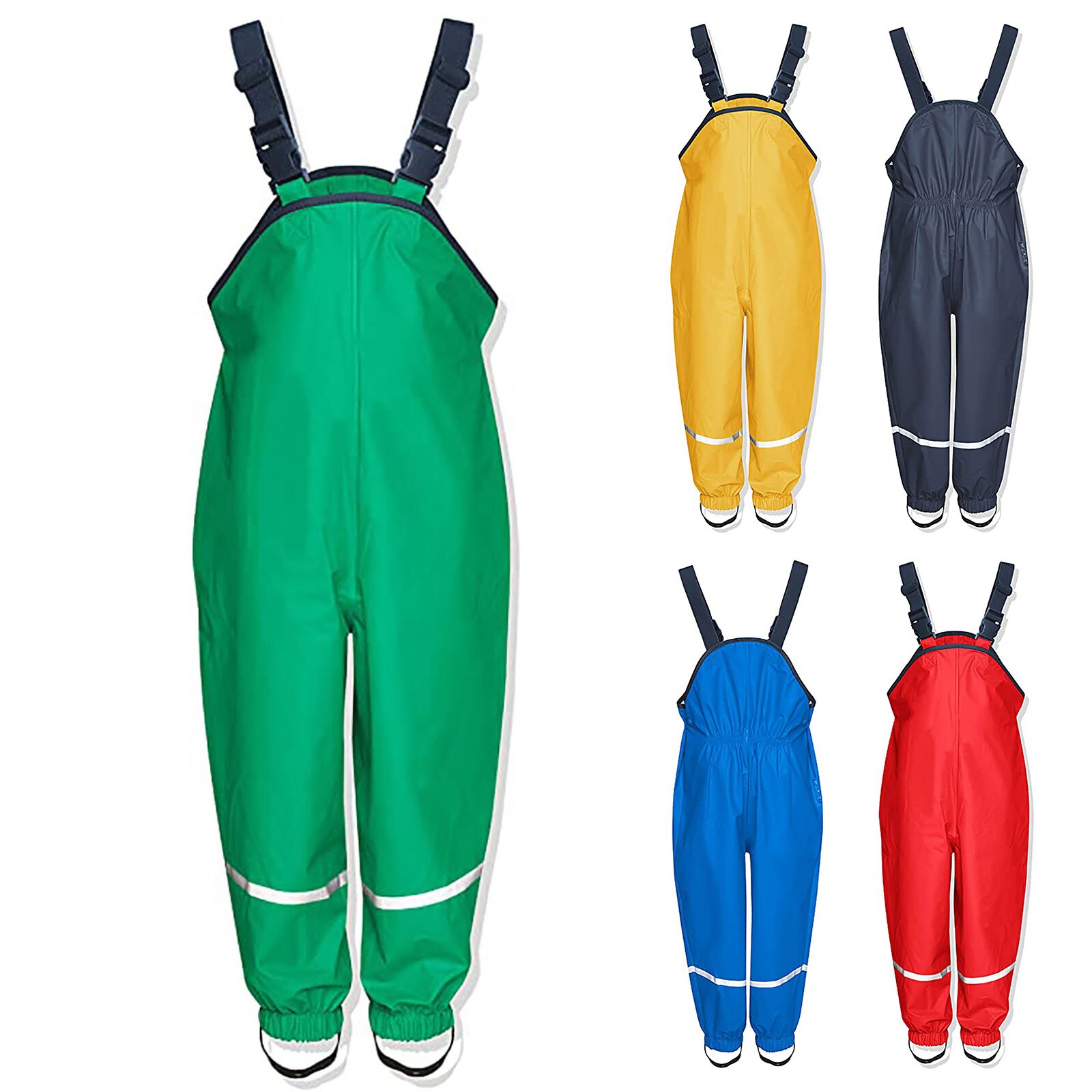 Unisex Kinderen Regen Tuinbroek Winddicht En Waterdicht Modder Broek Modder Jumpsuit Kleding Dikker Warme Broek Broek