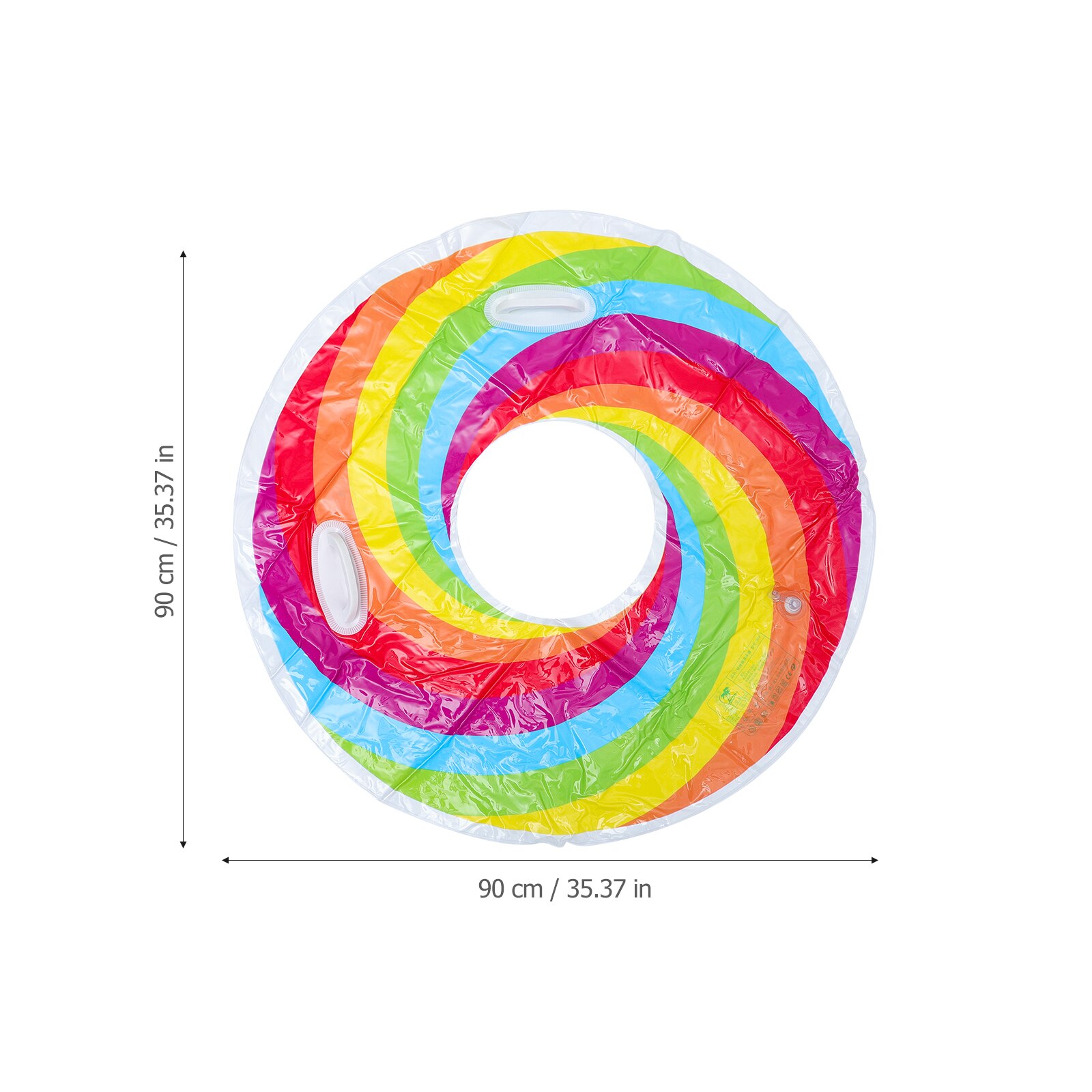 1pc Colorful Safe Lightweight Floating Ring Swimming Ring Water Ring for Adults