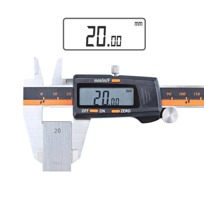 Stainless Steel Digital LCD Display Vernier Caliper 150mm Fraction MM Inch High Precision Stainless Steel Vernier Caliper