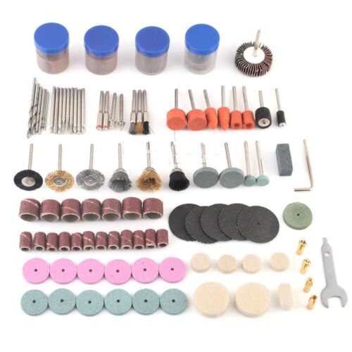 Fixmee 147pc Grinding Carving Polishing Drill Bit Set 1/8" For Dremel Rotary Tool