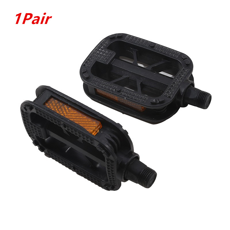 1 paar Fahrrad Pedale Ultraleicht MTB Straße Pedal Radfahren Mountainbike Zubehör Fuß Plat Anti-Unterhose Pedale Fuß Pedale Universal-: Weiß