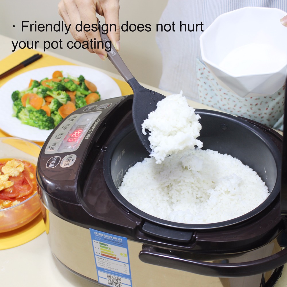Liflicon Siliconen Rijst Mash Paddle Lepels, Werkt voor Rijst/Aardappelpuree, Premium Keuken Rijst Paddle, non-stick en Hittebestendig