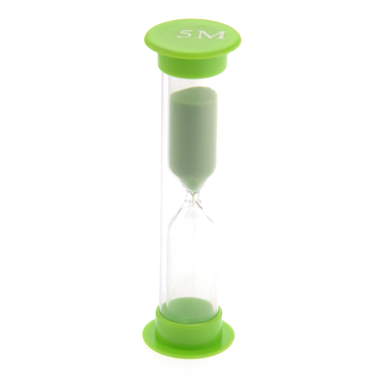 5 st 30 sekunder /1 minuter  /3 minuter  /5 minuter  /10 minuter färgglada timglas sandglas sand klocka (slumpmässig färg)
