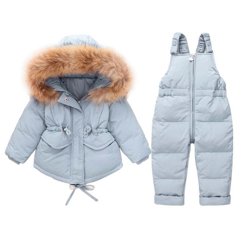 Winter Warme Jacke Kinder Overalls für Mädchen Jungen Kinder Schneeanzug Baby Jungen Mädchen Mantel Unten Jacken Kleinkind Neue Jahr Kleidung set