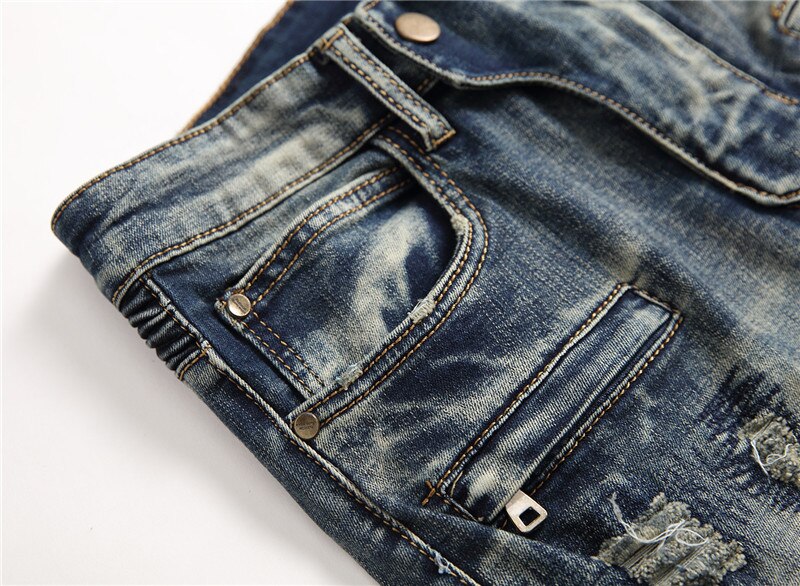 Jean skinny déchiré pour homme, , peinture, vêtements streetwear, printemps, automne, hiver, style hip hop
