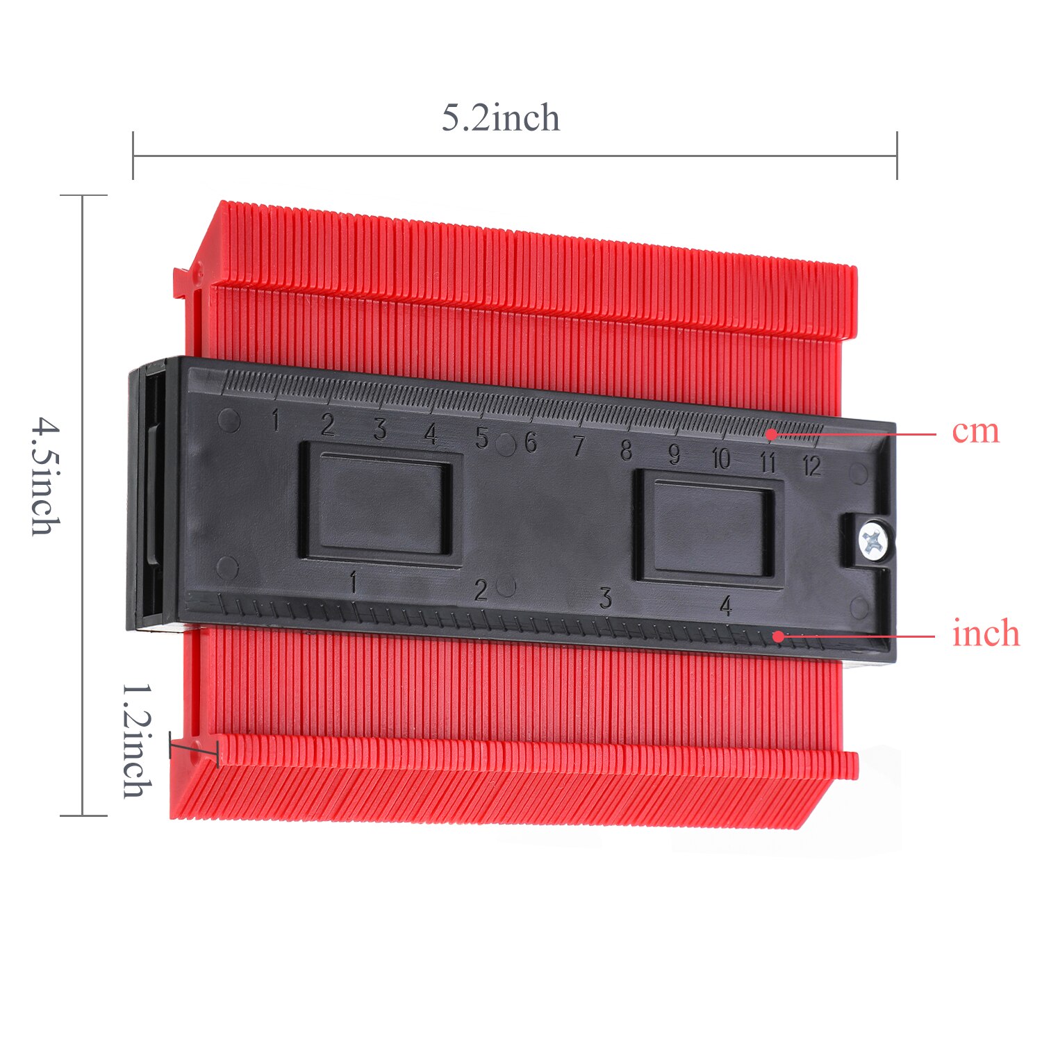 12/14/25/50 Cm Contour Gauge Profiel Kopie Contour Meters Plastic Standaard Hout Markering Tool Betegelen laminaat Tegels