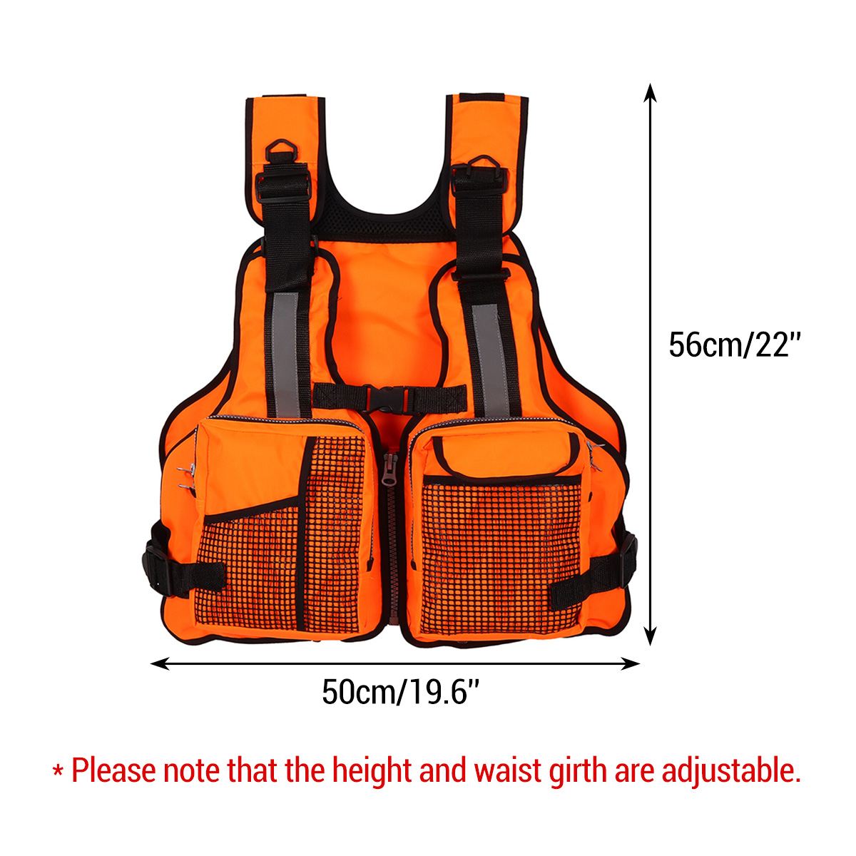 Life Jacket Fishing Swimming Outdoor Life Vest Boating for Adult Man Water Sport Vest Drifting Life Jacket Sailing Bearing 110KG