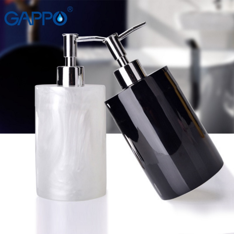 GAPPO liquid soap dispensers Bathroom Resin soap pump Bottle Bath resin accessories liquid soap pumps