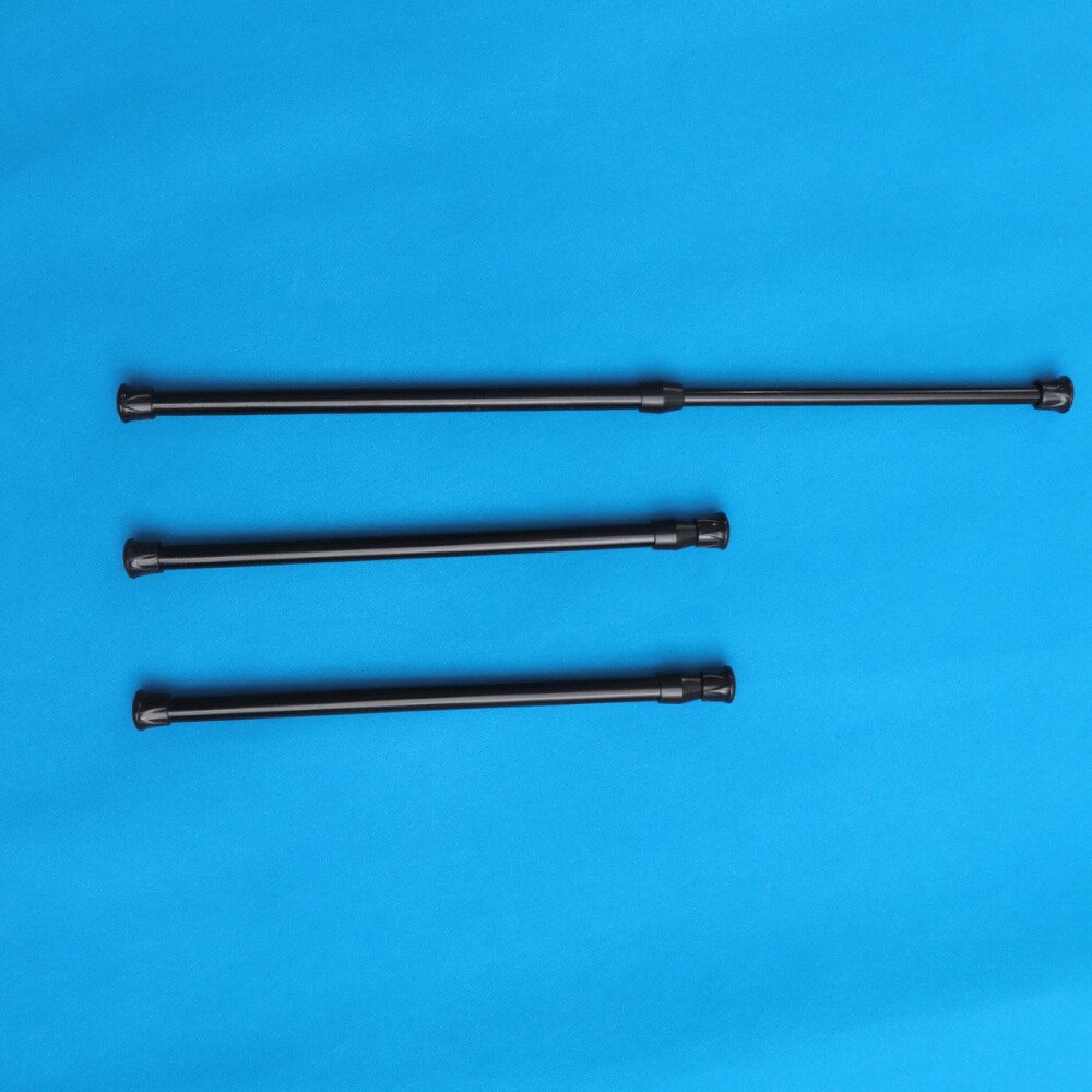 3pz Palo Telescopico Multifunzione Telescopica Palo Telescopico sbarra Tenda Tubo contralto Tenore di Carbonio Acciaio Inox di Espansione di Collegamento per il Bagno di Sconto