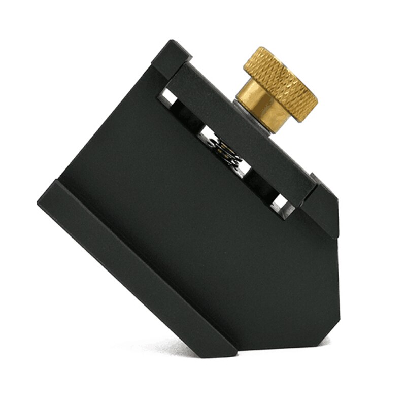 Stalen Liniaal Positionering Blok Stop Blok Houtbewerking Lijn Locator Diy Meten Vaste Stalen Liniaal W/300Mm Timmerwerk gereedschap: no ruler