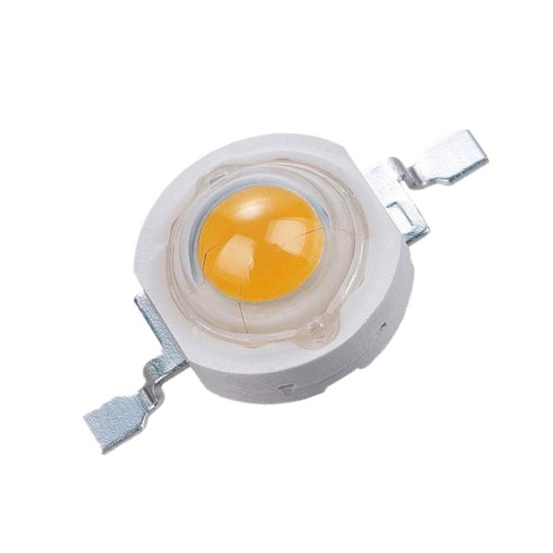 100 Uds 1W 3W LED LED de alta potencia blanco frío blanco Natural blanco cálido RGB rojo verde azul amarillo fuente de luz
