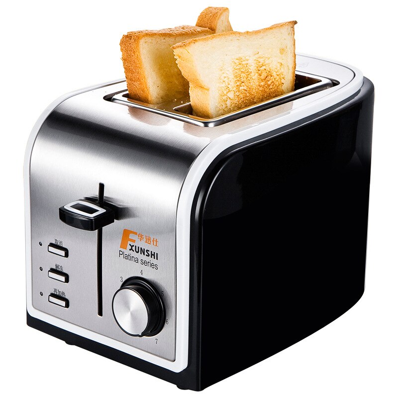 Household Baking Bread Machine electrical Toasters Stainless Steel Breakfast Machine Toast grill oven 2 Slices 220V