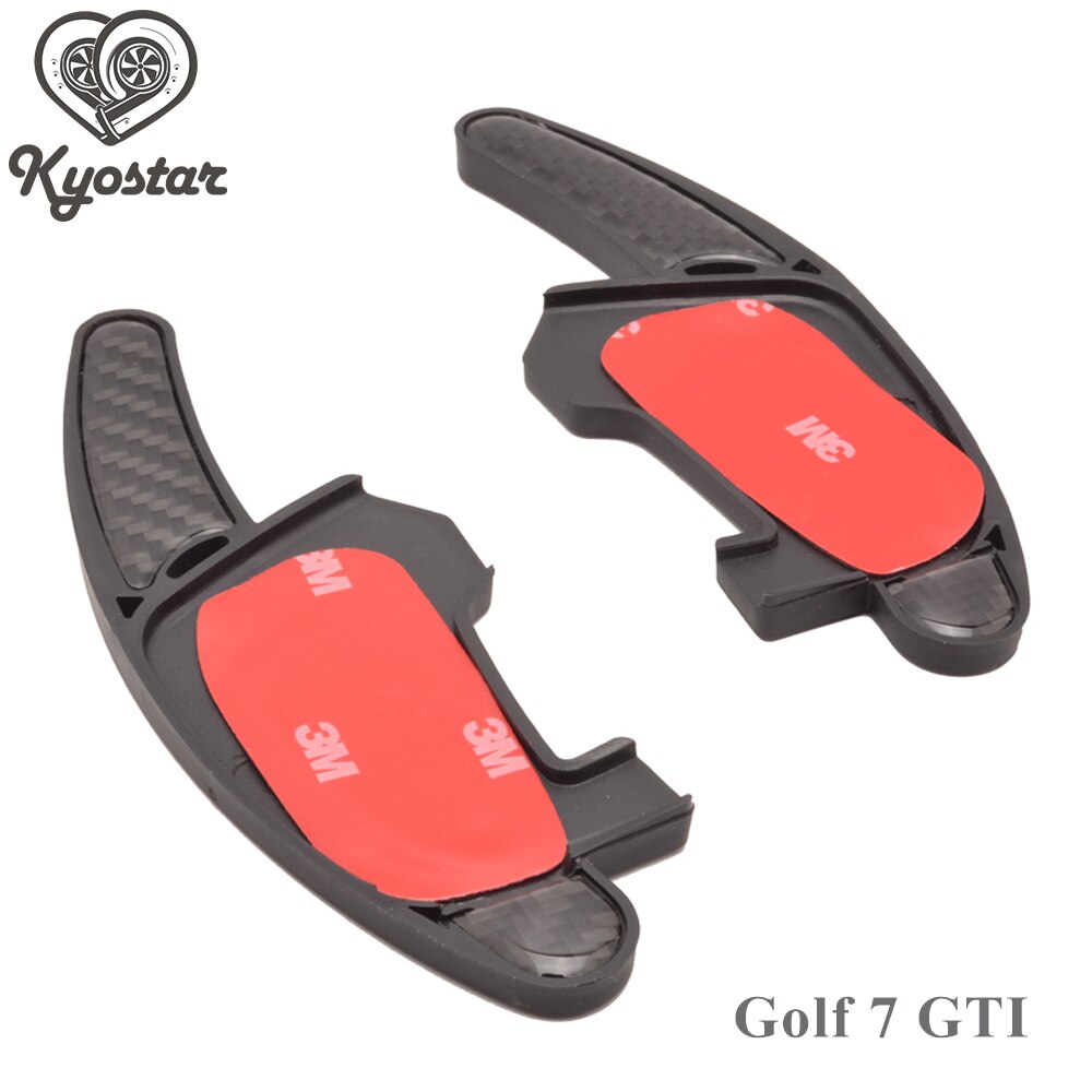 Kulfiber type rat paddle shift for  mk7 golf 7 r mk7 til golf gti abs padle shifter forlængelse udskiftning: Gti