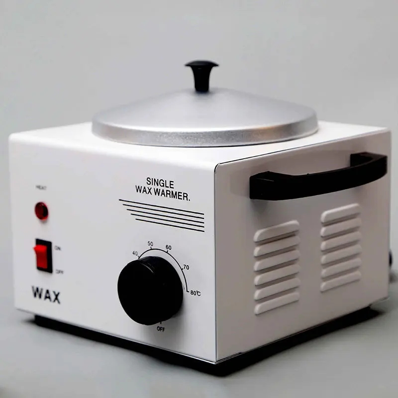 Aquecedor de cera única para depilação, panela elétrica quente, aquecedor de pele facial, ferramenta SPA, salão de beleza, temperatura ajustável