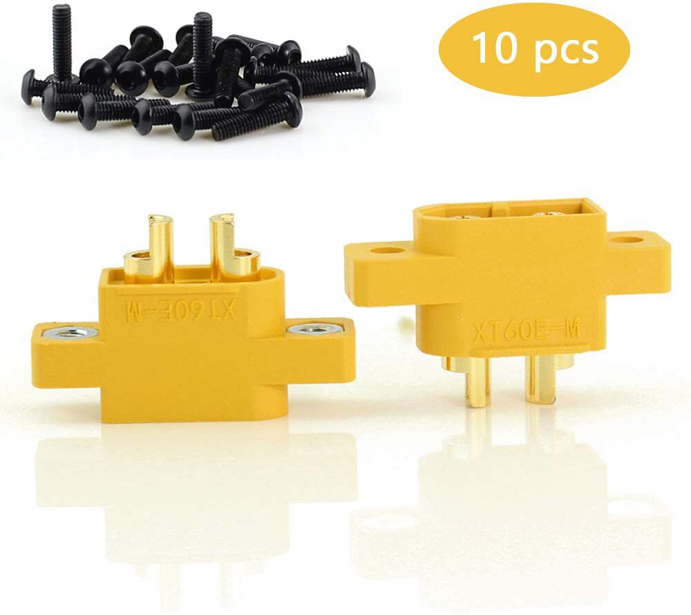 Wueiooskj XT60 Stecker – Montierbar, Für RC Batterien & Motoren, Perfekte Verbindung, Einfach Einzubauen
