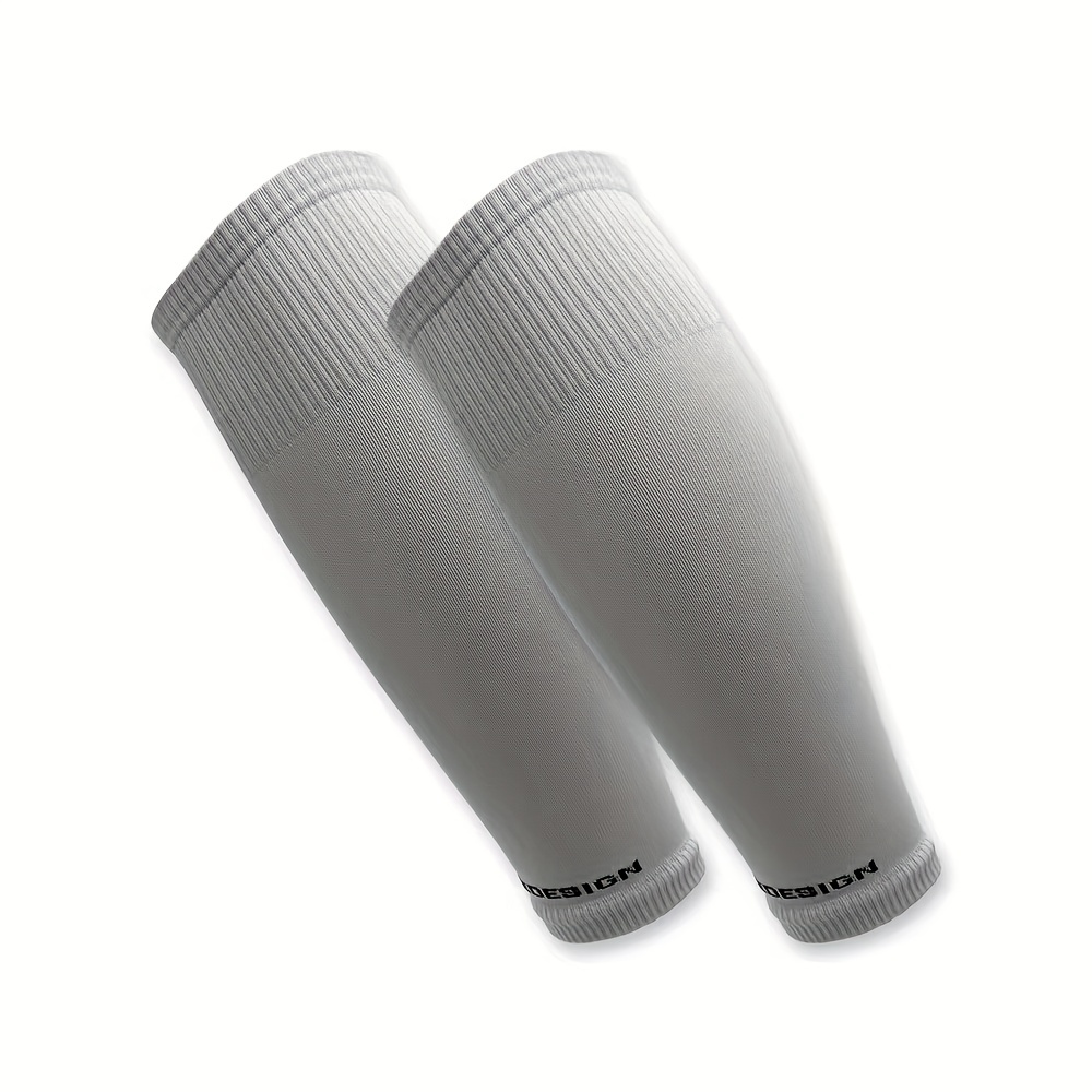Cubierta de calcetines de fútbol de compresión, calentadores de piernas de compresión, calcetines de pantorrilla con absorción de sudor: YELLOW