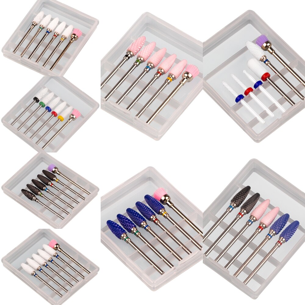 Frees Voor Manicure Set Van Keramische Frees Keramische Nail Sander Bits Machine Manicure Accessoires Cuticle Cutter