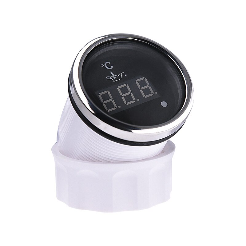 Universele Digitale Temperatuurmeter Voor Auto Motorfiets 52Mm Olie Temp Meter 50 ~ 150 Celsius Olie Temperatuur indicator12V