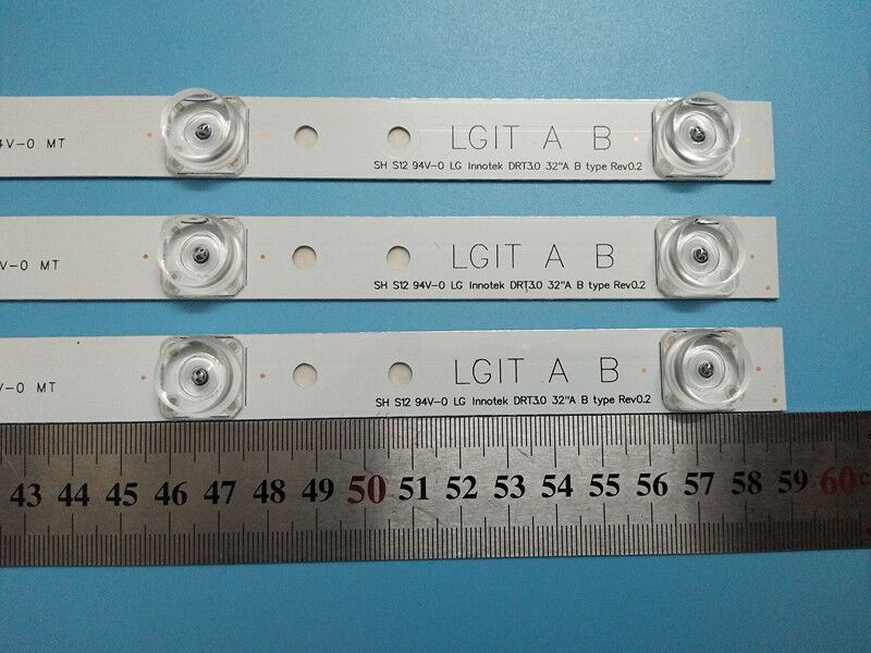 LED TV Illumination Part Replacement For LG 32LB650V-ZE 32LB651B-ZC 32LB652V-ZA LED Bar Backlight Strip Line Ruler DRT3.0 32 A B