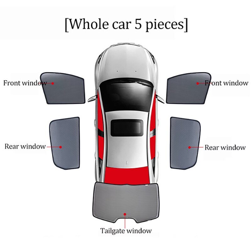 For Mercedes Benz S Class W222 Sun Protector Heat Isolation Window Shades Easy Installment Foldable Cover