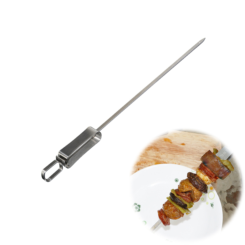 Lange Handvat Barbecue Vork Shish Kebab Grills Spies Rvs BBQ Spiesjes