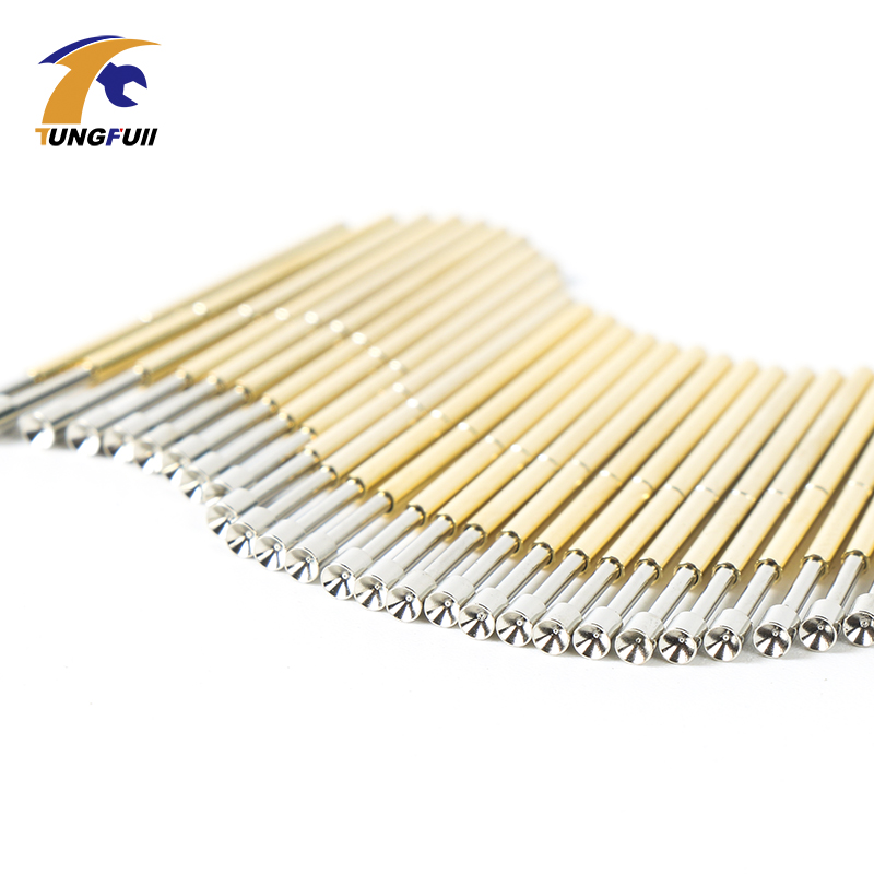 Spring Test Probe Best 500 Pieces P50-P100 Pogo Pin Phosphorus Brass Gilded Stainless Steel Wire