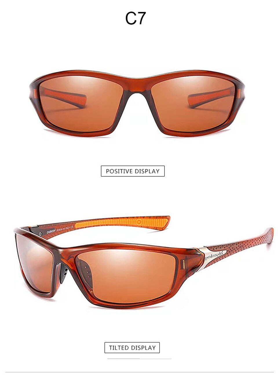 GOBYGO Fishing Luxury Polarized Sunglasses Men&#39;s Driving Shades Sun Glass Vintage Driving Travel Fishing Classic Sun Glasses: 07
