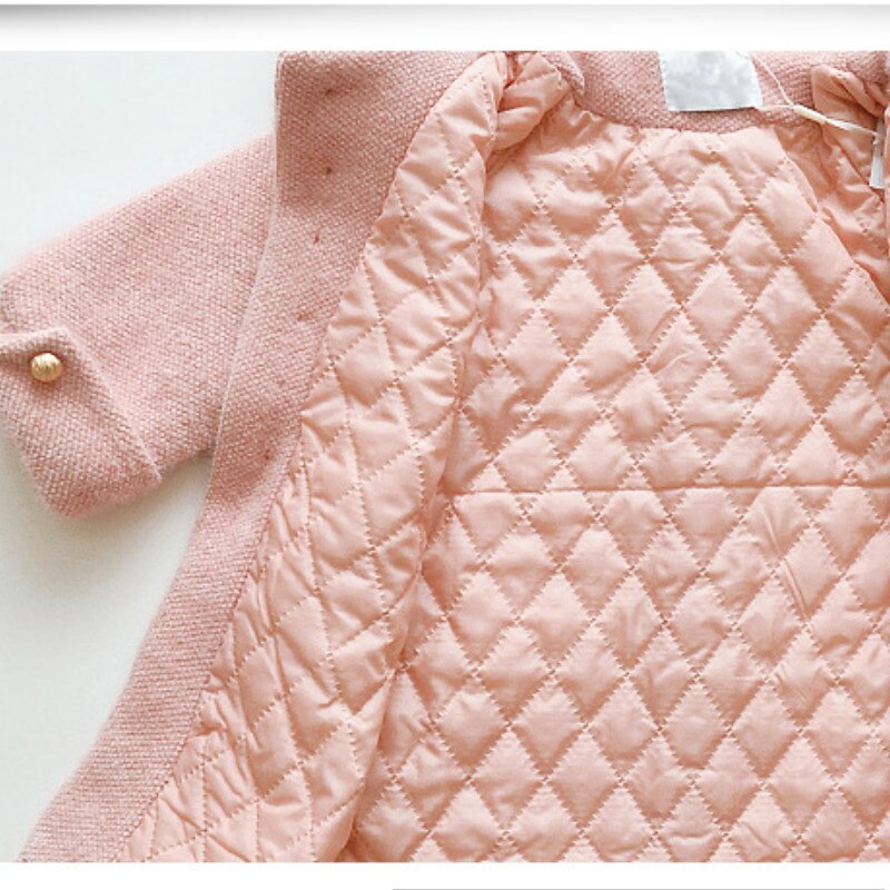 Faux mink frakke til piger vinter fortykket uld-lignende frakke pige børn jakker ropa de invierno para ninos