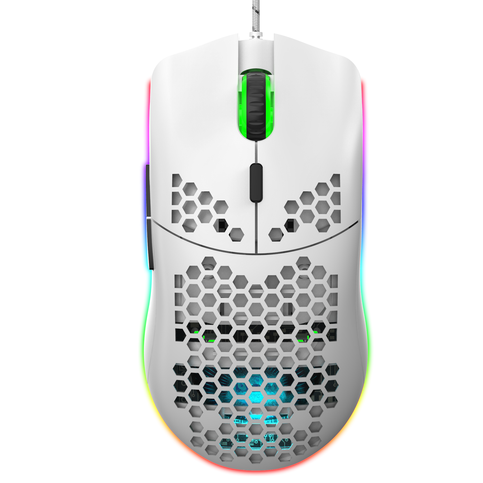 Gaming Keyboard and Mouse Combo - Compact 68-Key Mini Wired Keyboard with RGB Backlit, Ergonomic , Optical Mouse