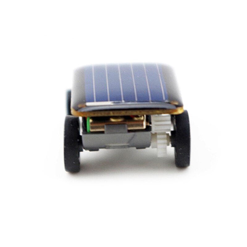 1pc Mini Solar Car Toy Gadget Smallest Solar Power Car Racer Educational Solar Powered Toy Energia Solar Kids Toys Cricket