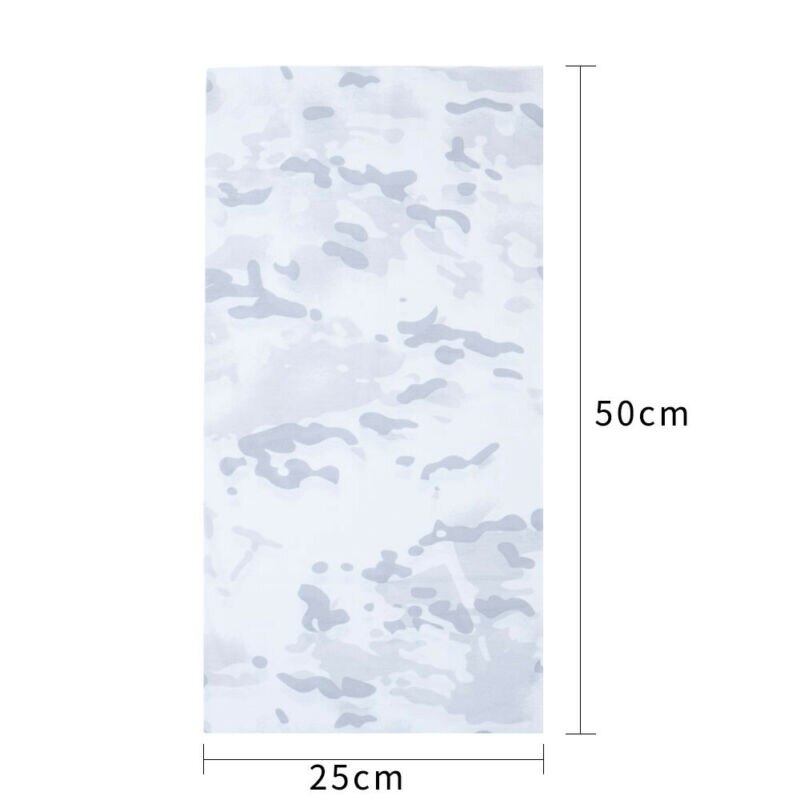 Multifunctionele Sjaal Sneldrogende Outdoor Riding Hood Hoofddoek Sjaal Gezichtsmasker Neck Gaiter Kraag Leger Polsband Oogmasker Hoofdband: Multicam Alpine