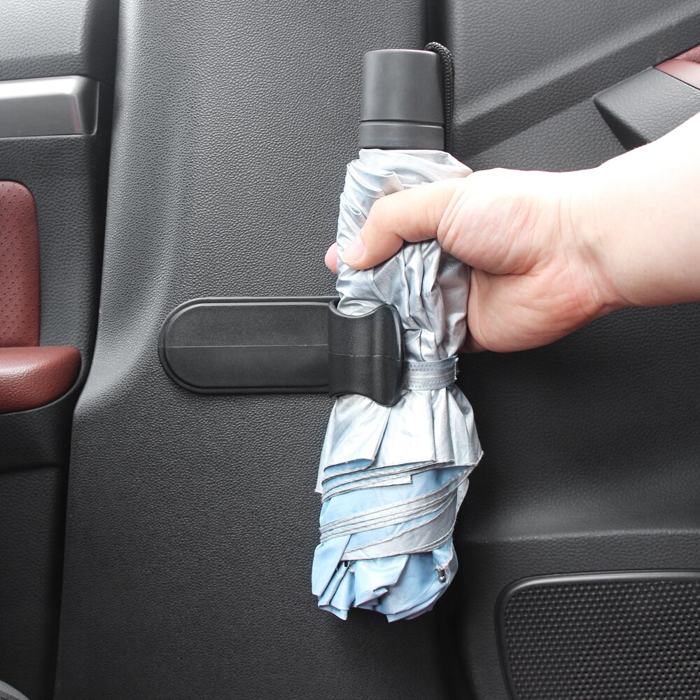 Bil paraply krog multifunktionel holder fastgørelse clips til volkswagen tiguan touran touareg skoda yeti kodiaq karoq sæde arona