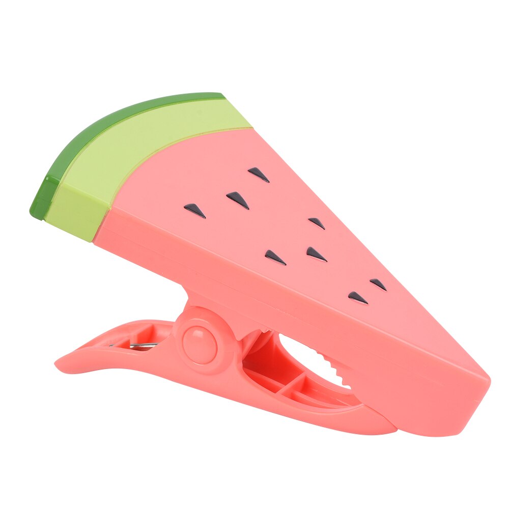 1 st plast söta djur strandhandduk täcke klämmor klämma för att förhindra vinden klämma klädnypor torkställning hållarklämma: Vattenmelon stil