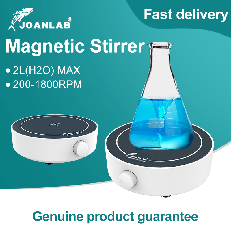 JOANLAB Mini Magnetic Stirrer Laboratory Supplies Magnetic Mixer With Stir Bar Liquid Mixer Lab AC 100-240V EU USA UK AU Plug