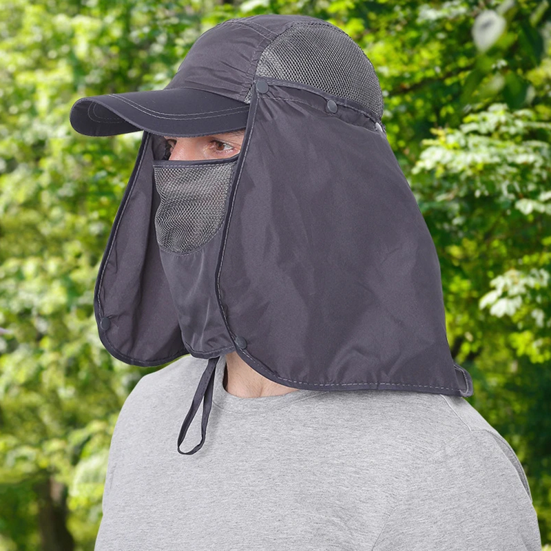 Emmerhoeden Zonnehoed Zonbescherming Lente Zomer Waterdichte Boonie-hoed voor vissen Wandelen Tuin Safari Strand