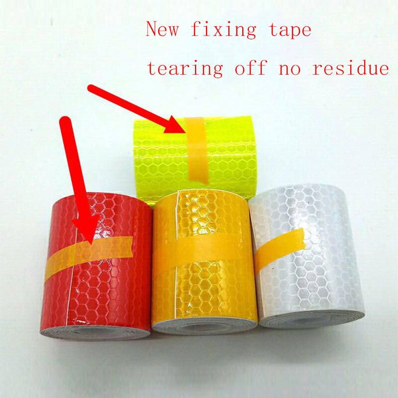 5Cm X 3M Cinta Reflectante Reflecterende Stof Reflector Tape Reflex Tape Adhesiva Auto Film Kristal Honingraat 30 mm