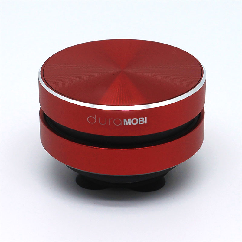 Benledning bluetooth högtalare vibration stereo ljud digital tws trådlös minsta bärbara ljudbox duramobihumbird högtalare: Röd