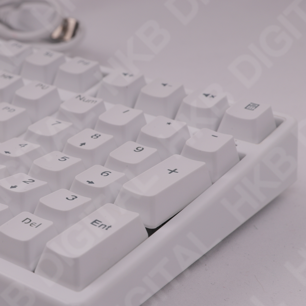Mechanical Keyboard Keycaps White Color Transparent Backlight OEM Profile for GK61 Anne Pro 2 60% 68% 80% Keyboard PC Game