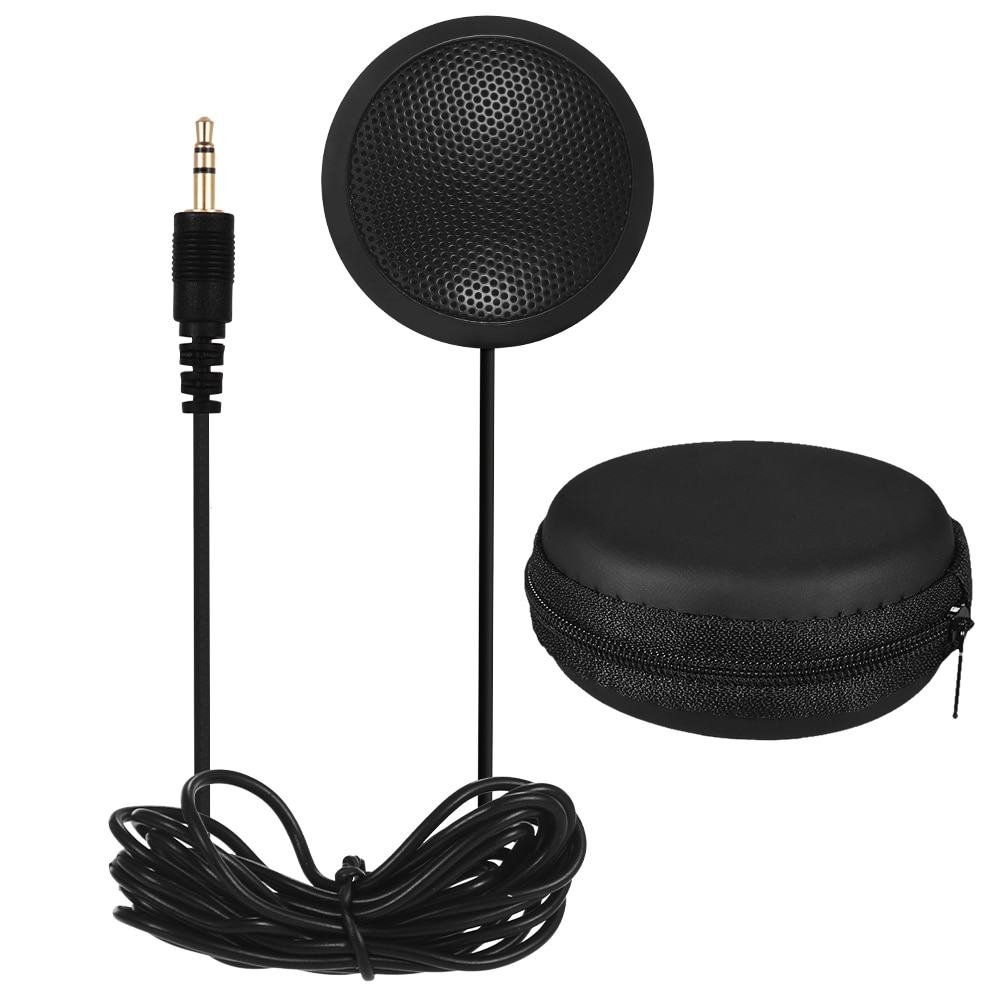 3.5mm Jack Omni-directional Microphone Mic for Computer Portable Mic Video Camera for Video Conference Meeting Internet
