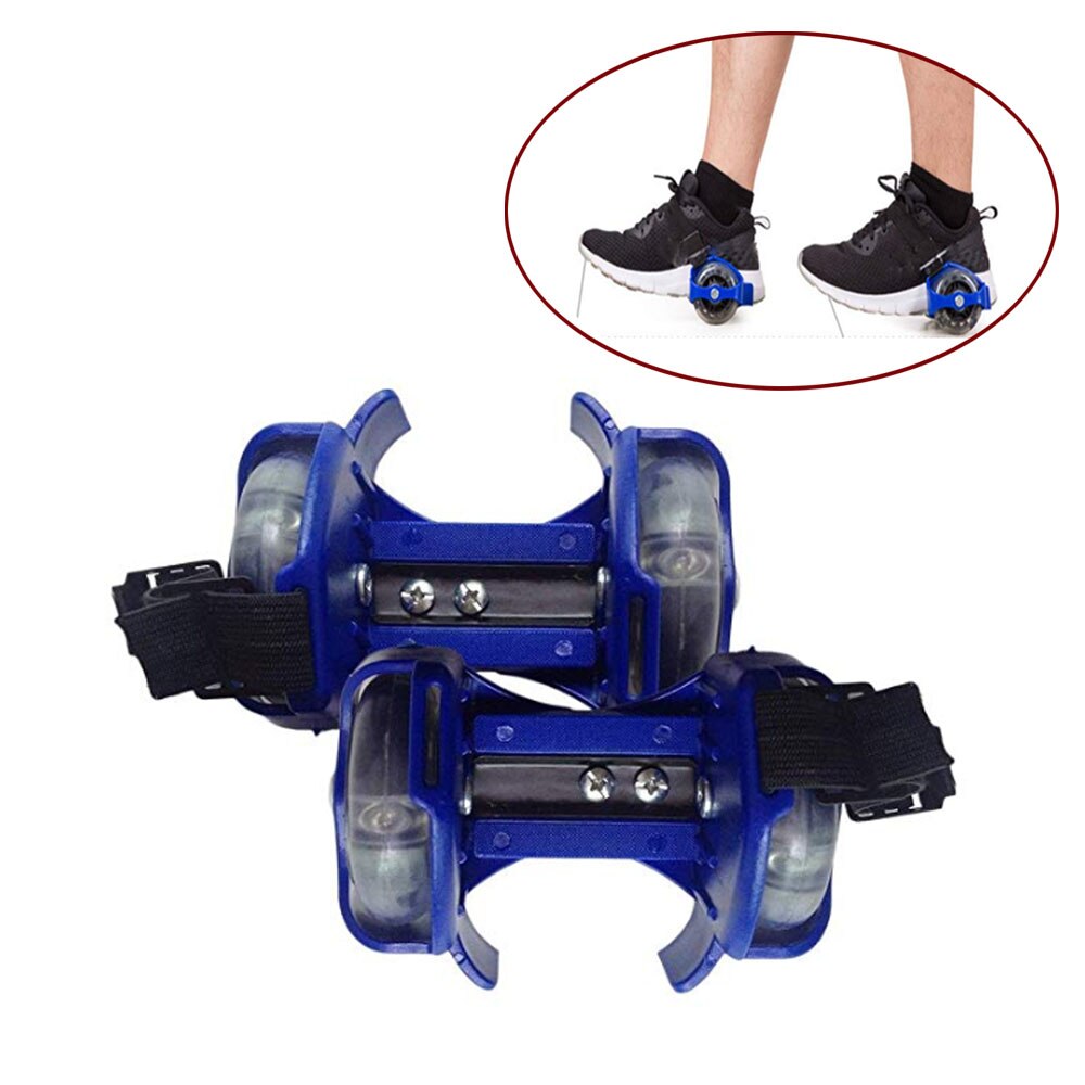 Roulettes clignotantes colorées pour enfants, chaussures à poulie tourbillonnante, talon réglable, simplement Durable, patinage en plein air, à la maison