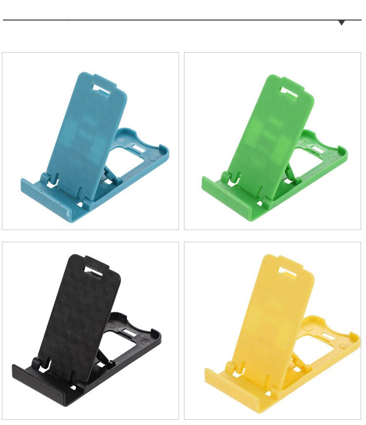 1 Ps Mini Universele Stand Mount Telefoon Houder Voor Smartphone Gevouwen Holder Verstelbare Ondersteuning Mobiele Mobiele Telefoon Holde