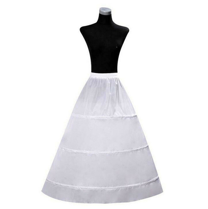 Braut Petticoat Krinoline Unterrock Hochzeit Kleid Band Lolita Petticoat Lange Phantasie Rutscht Weiß Petticoat Rockabilly tüll: 9