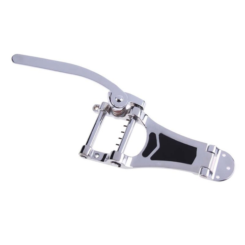 Silver Tremolo Vibrato Bridge Tailpiece Hollow body Archtop for Les Paul Guitar