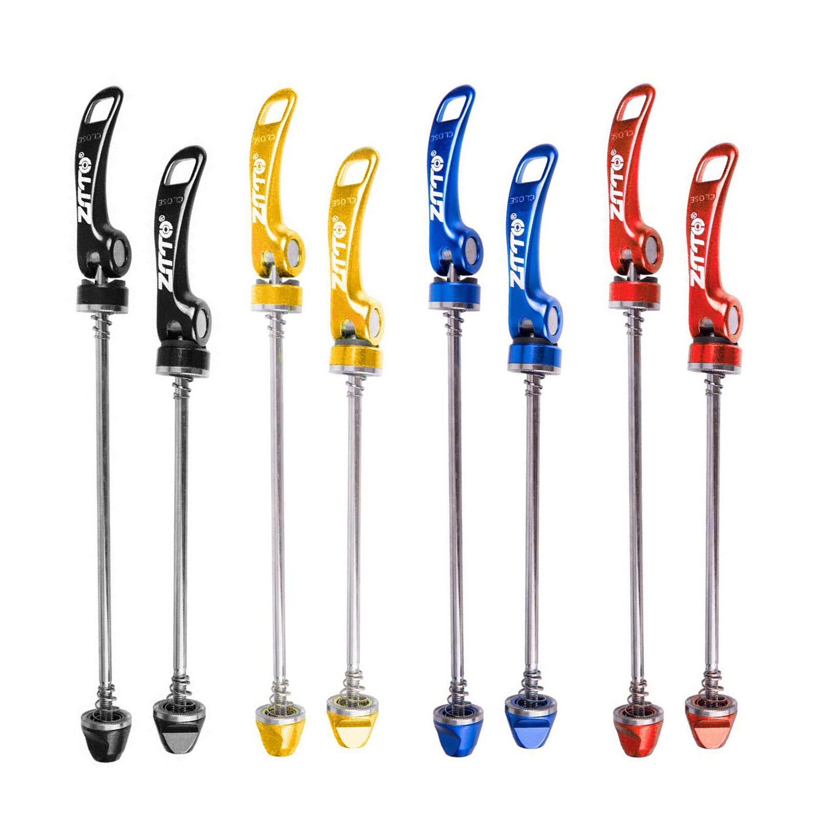 Eje hueco delantero y trasero para bicicleta, accesorio de liberación rápida para bici de montaña, MTB y BMX, 1 par