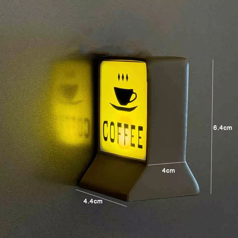 Kaffee Einkaufen magnetisch Kühlschrank Aufkleber Bequemlichkeit Geschäft hell Zeichen Heimat dekorativ Ornamente 711 leuchtend hell Boxen