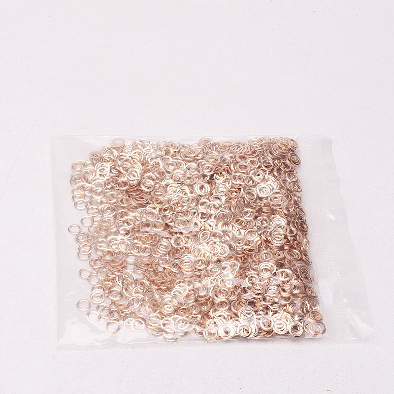 400 Sets 4mm*8mm*4.4mm Rose gold Tone Shoelace Eyelets Garments Grommets Shoes Supplies Sewing Crafts Accessories