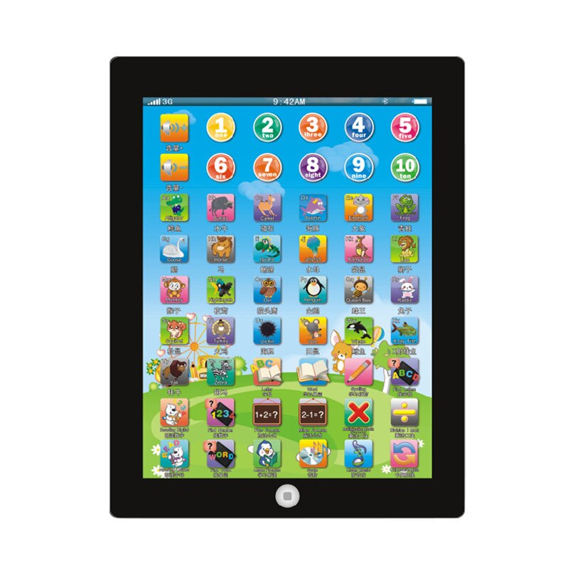 Child Tablet Point Read Touch Enable Laptop Compluter Educational Toys Playmobel Details for Children's #40JAN08