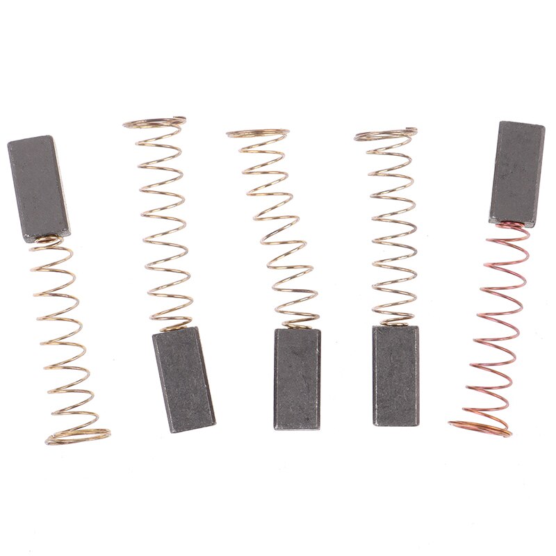 5Pcs Carbon Brushes Wire Leads Generator Generic Electric Motor Brush Replacement 4.5x6.5x20mm