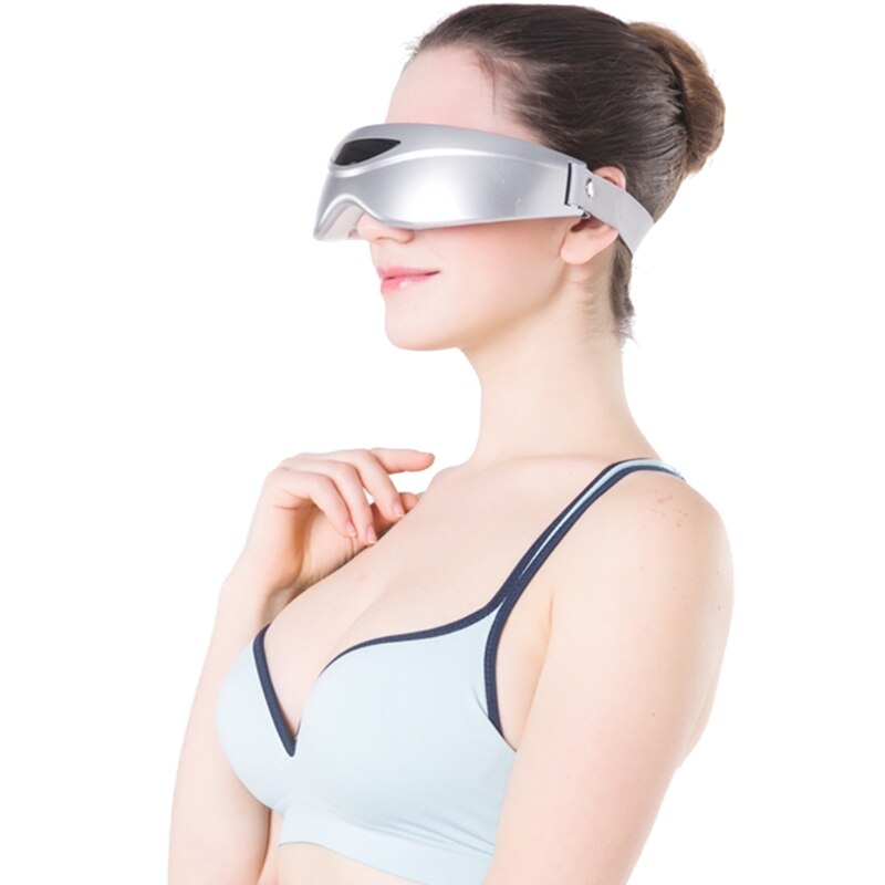 Infrared Gestures Control Wireless Electric Eye Massager Magnetic Vibration Massage Glasses Eyes Care Device