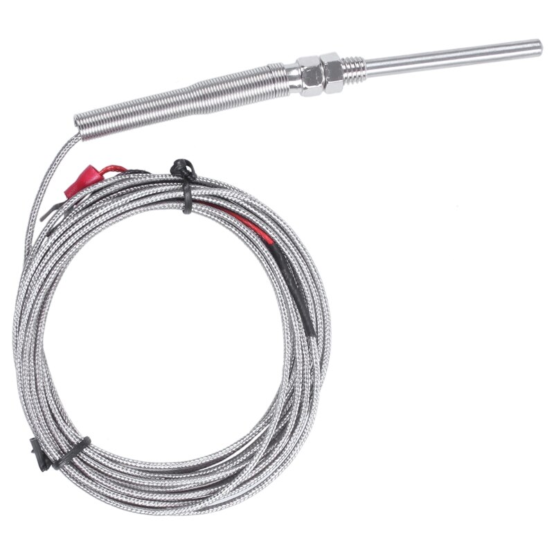 K Type 50x5mm 800C Probe Thermocouple Temperature Sensor Cable 9.8ft 3